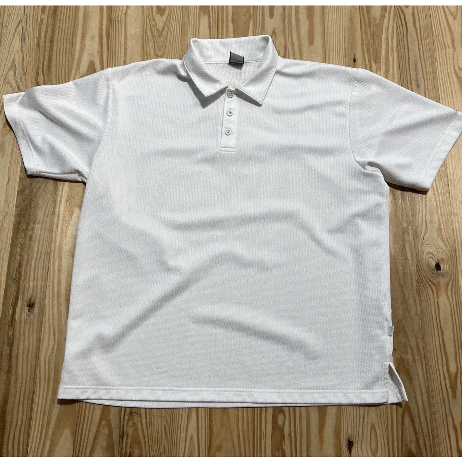 Vintage Nike Men’s Dri-Fit Polo Shirt White Size XL Light Performance Golf Cool