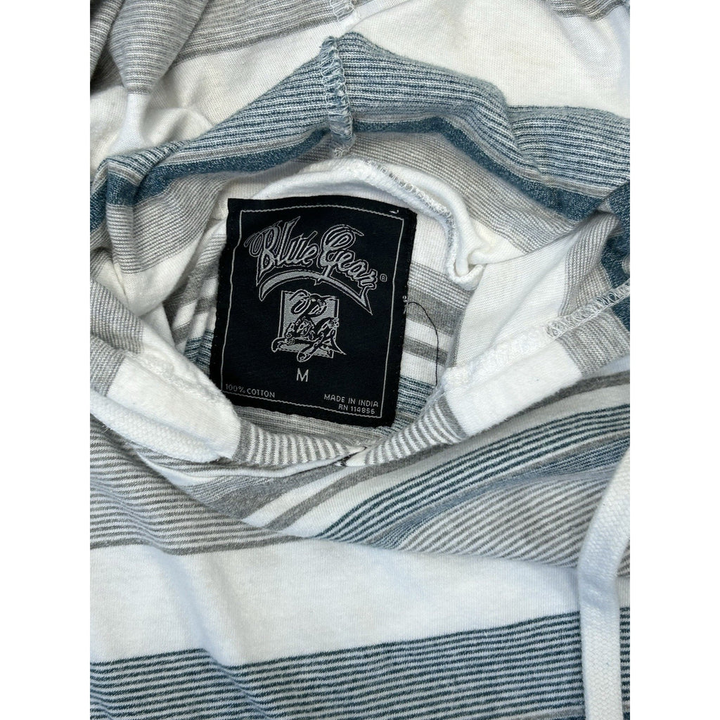 BLUE GEAR MEN'S Medium LONG SLEEVE MULTI-COLOR HOODIE With DRAWSTRING .