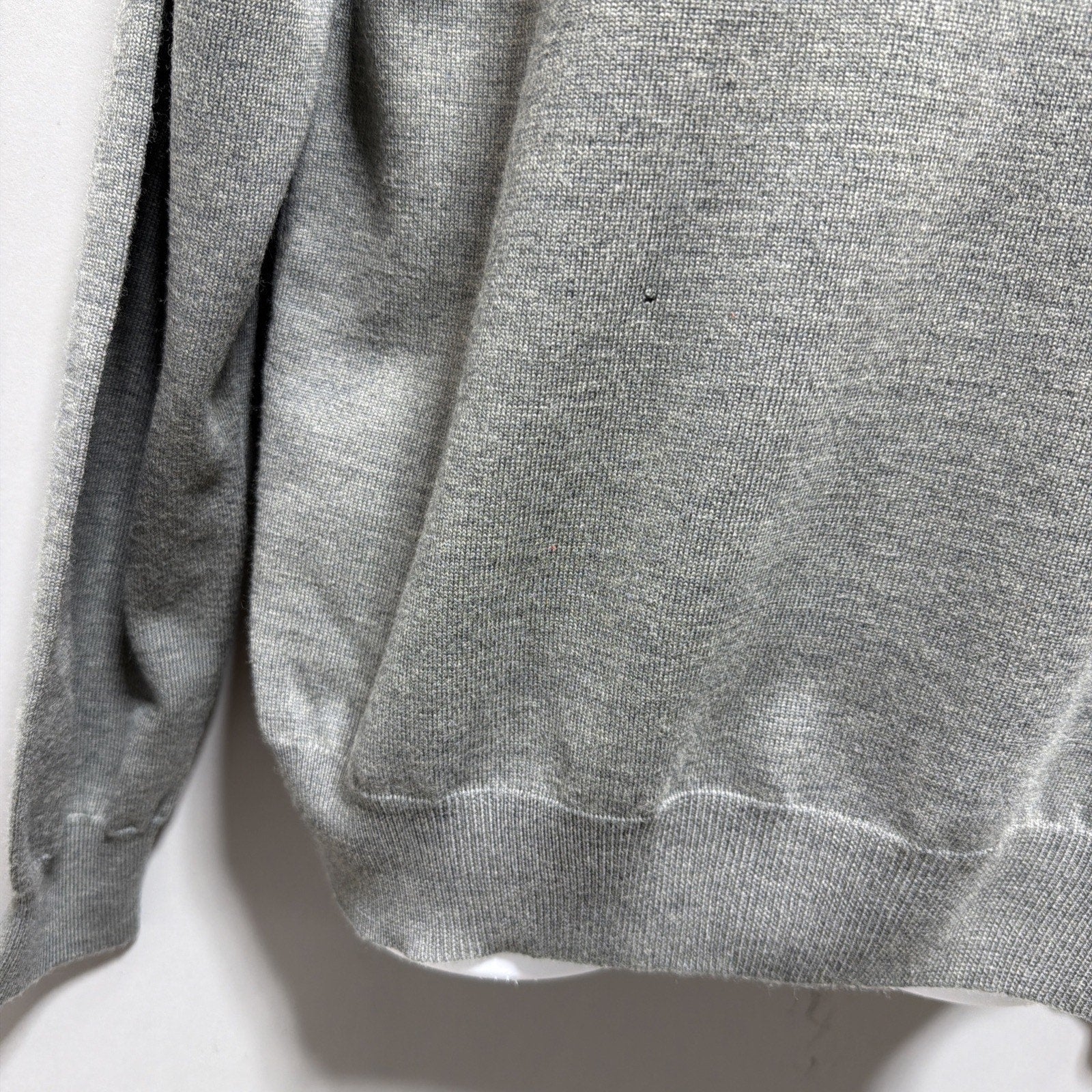 Polo Ralph Lauren Sweater Mens Size XXL Gray 100% Merino Wool Knit Pullover