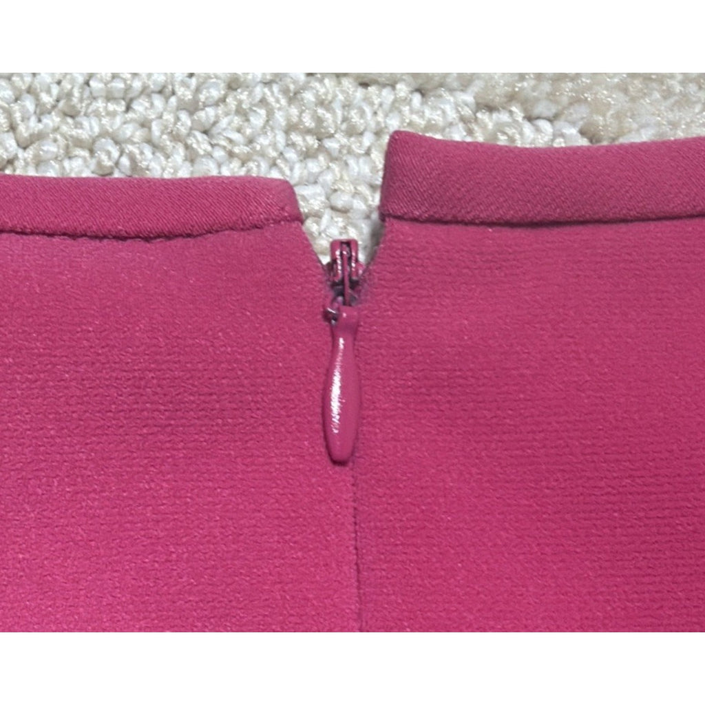 Le Suit Women's Pink Lined Knee Length Straight Pencil Skirt Size 8 Y2K