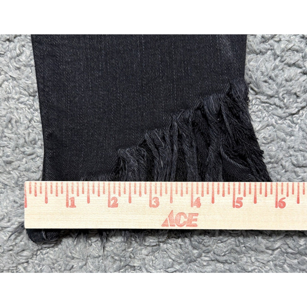 judy blue women’s black Raw Hem skinny Fit jeans Size 7/28