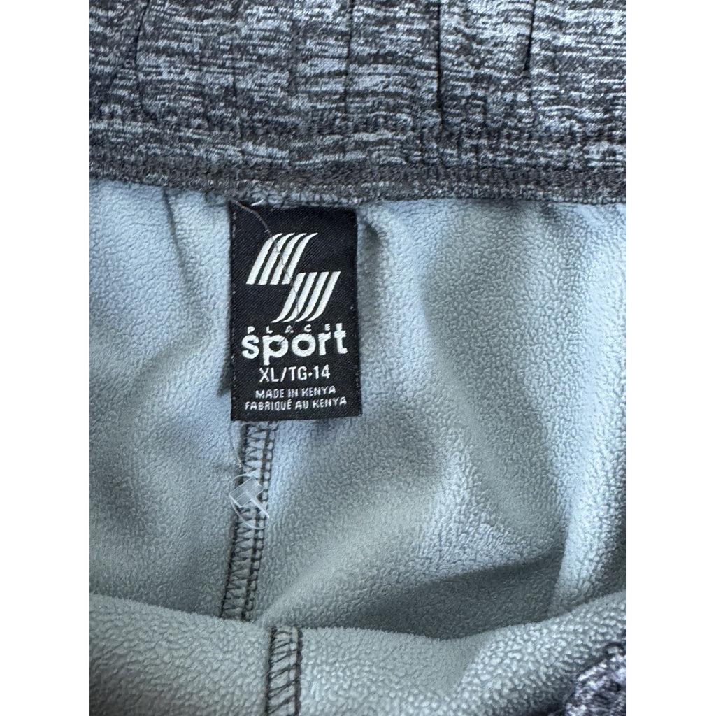 Place Sport Gray Drawstring Elastic Waist Sweatpants Size XL 14