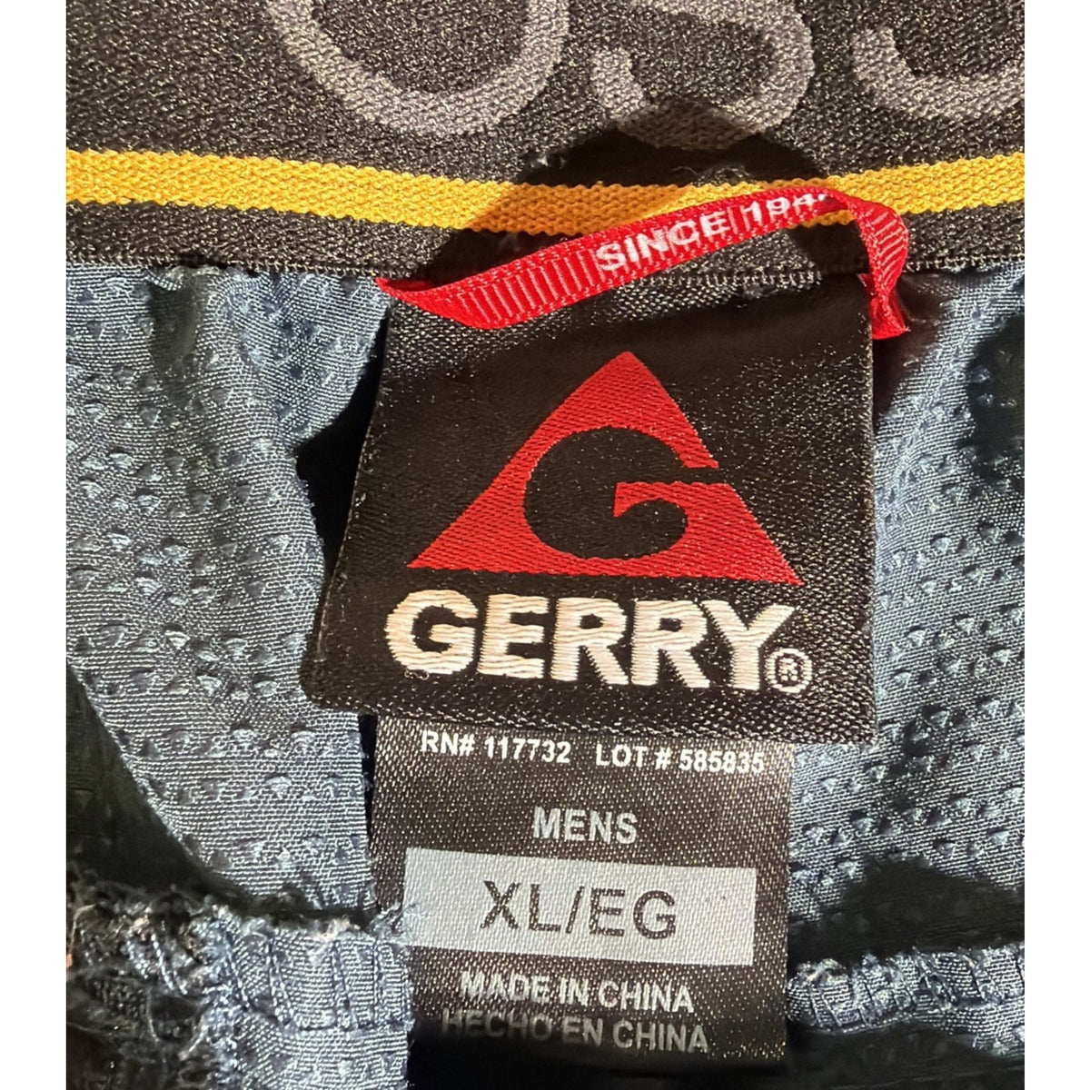 Men’s Gerry 4 Way Stretch Pull-On Trail Shorts Blue Size XL