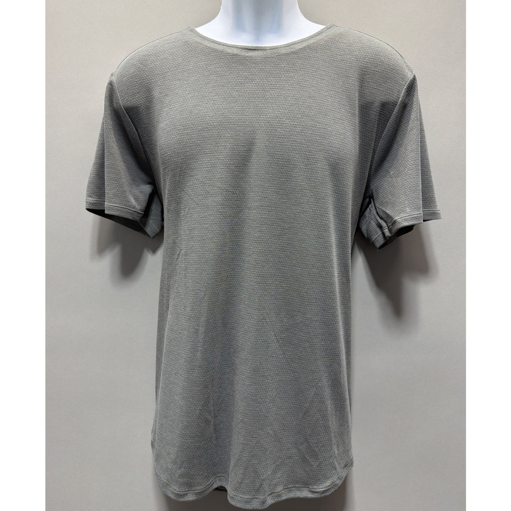 Lululemon Metal Tech Vent Men's Size XL Gray Short Sleeve Activewear T-Shirt