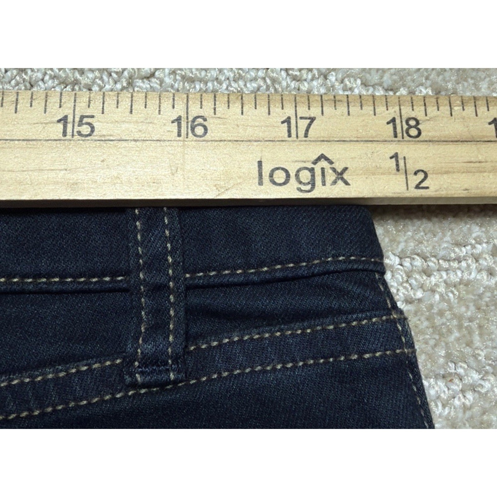 2019 Croft & Barrow Rinse Blue Stretch Jean Bootcut Premium Denim Jeans 14 NWT