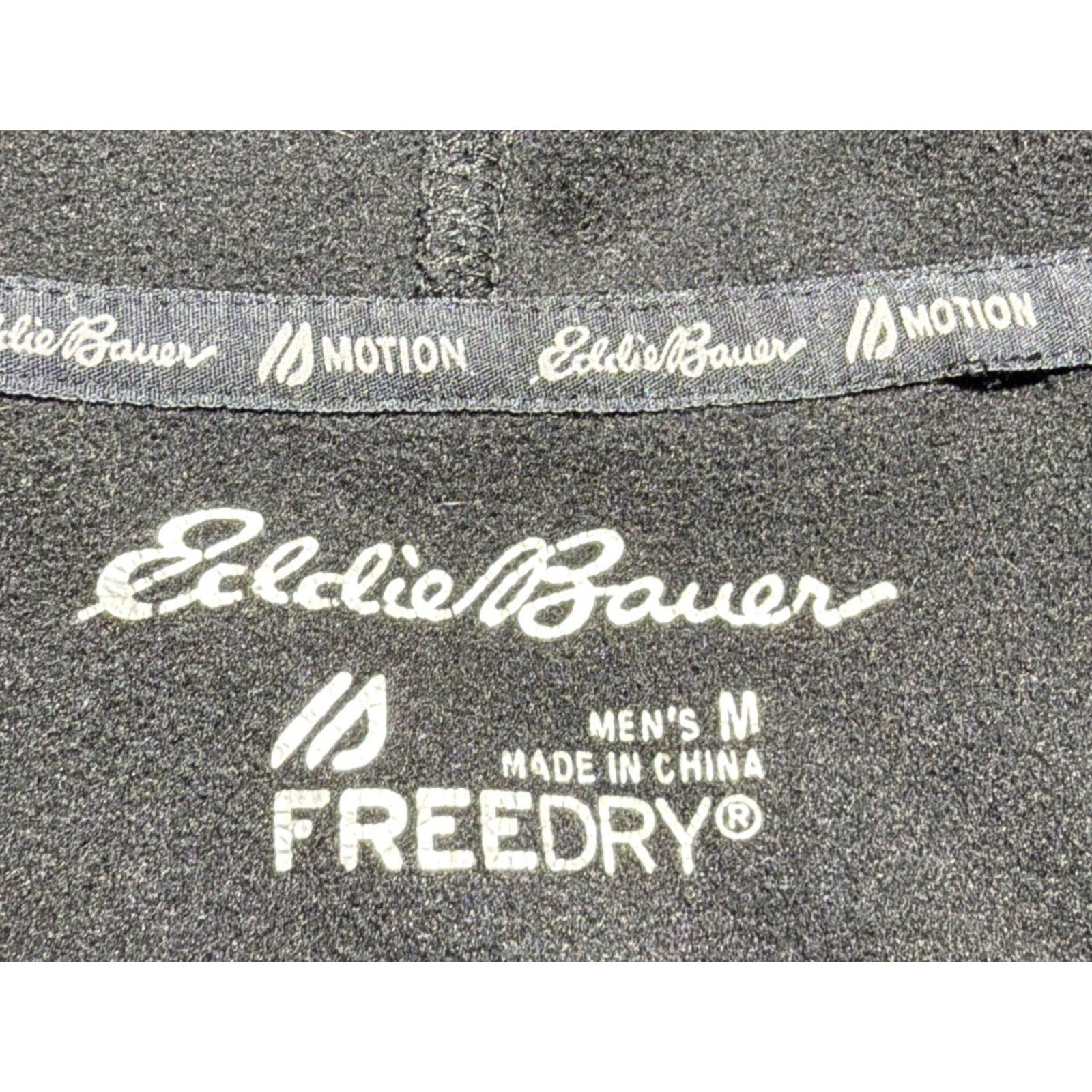 Eddie Bauer Freedry Men's M Jacket Full Zip Performance Hoodie Logo Outerwear