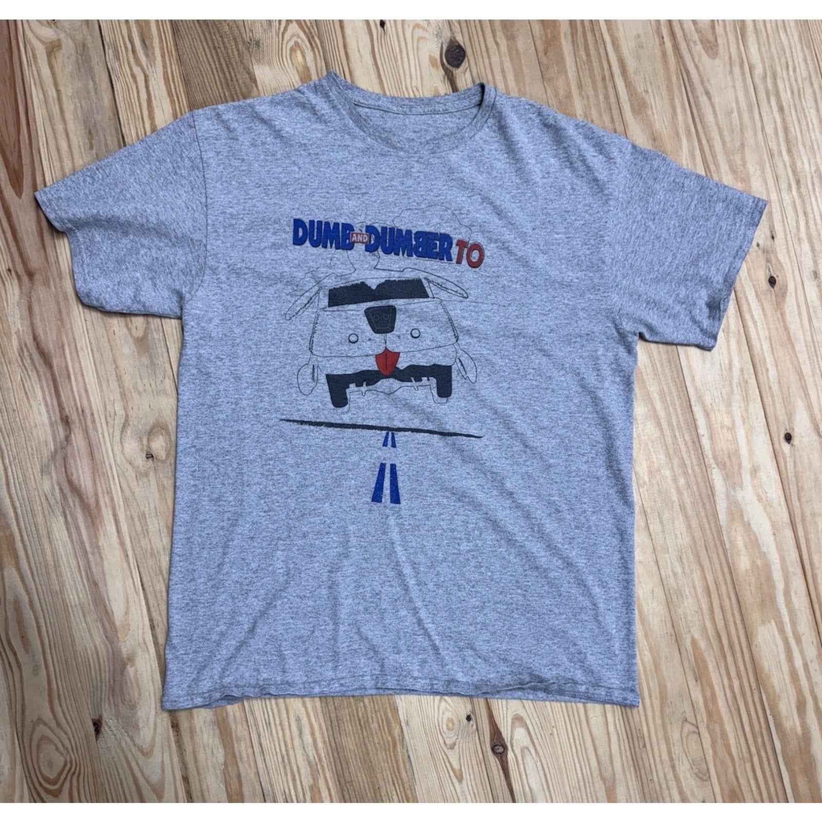 Dumb And Dumber To T-shirt large Cotton movie promo Vintage Style Vtg