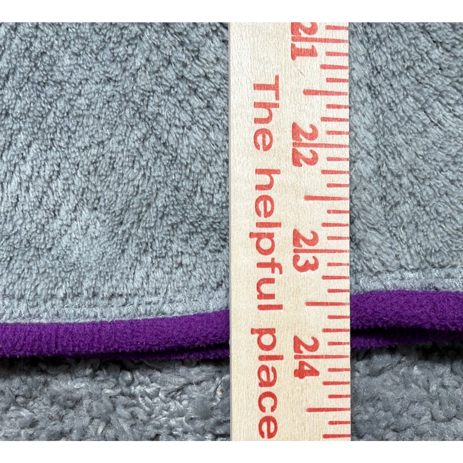 Patagonia Women's Soft Fleece Re-Tool Snap-T Pullover Jacket Gray Purple Medium