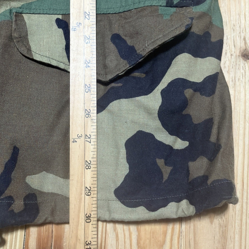 VTG USA Army M65 Field Jacket Mens M Woodland Camo Military Coat Outdoor Utility