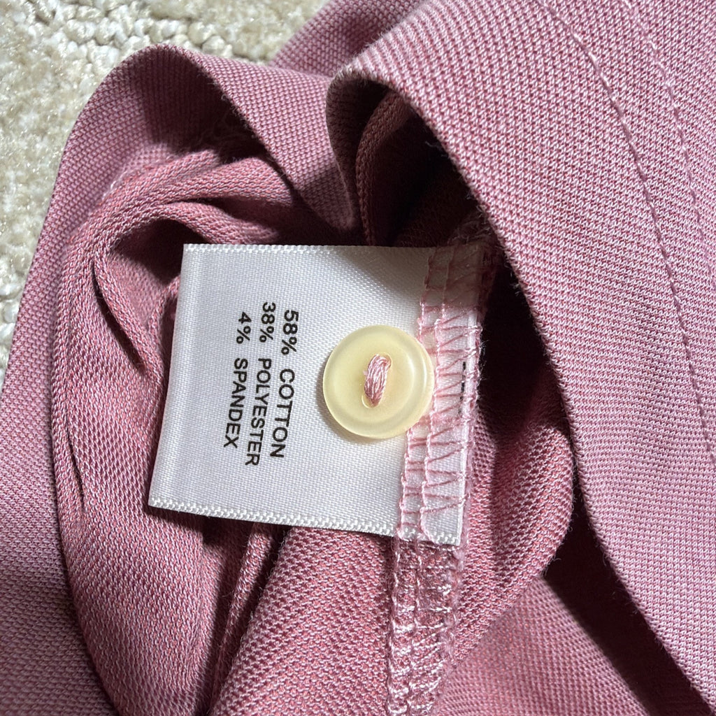 Peter Millar Pique Polo Shirt Mens XXL Pink Embroidered TN Golf