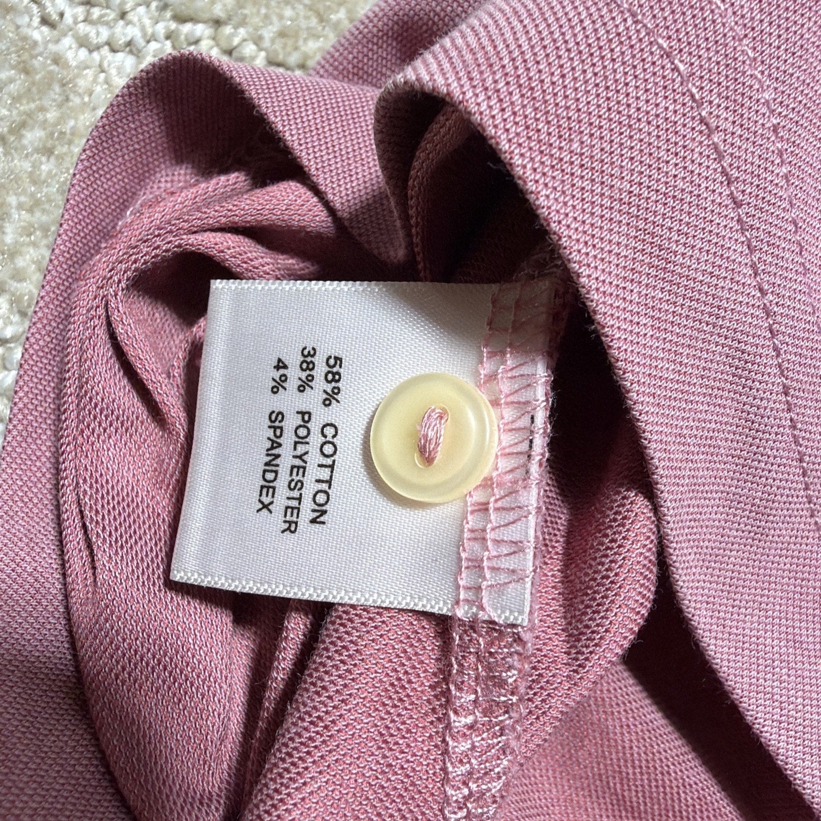 Peter Millar Pique Polo Shirt Mens XXL Pink Embroidered TN Golf