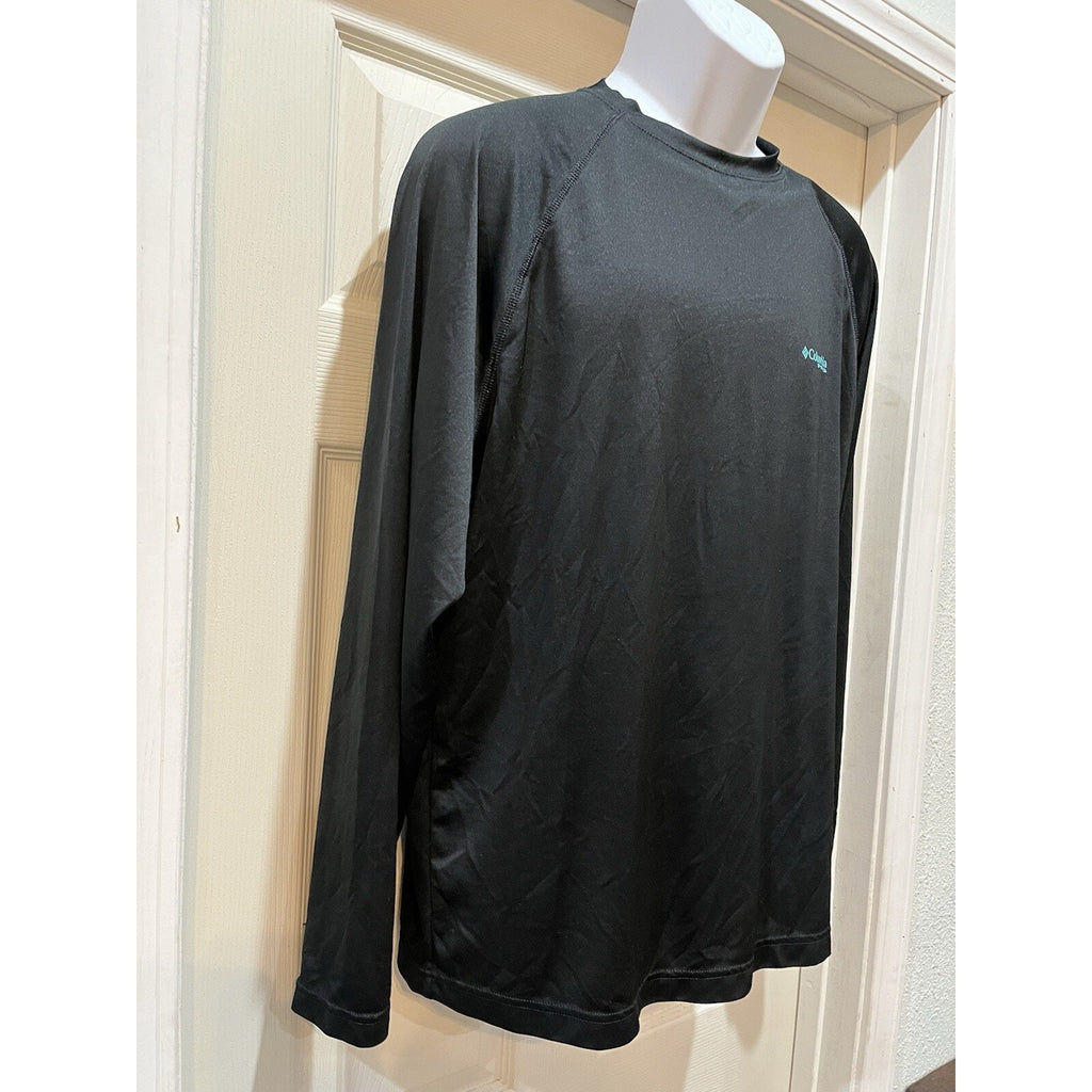 Columbia Sportswear Men's Black Terminal Tackle Shirt Size Medium Fishing Hunt