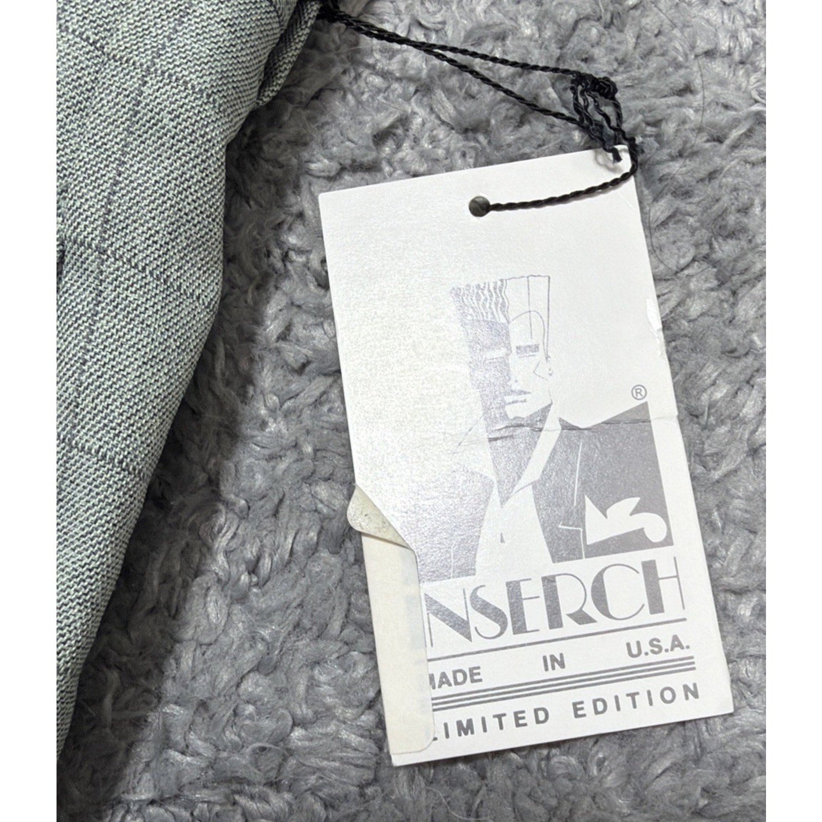 Vtg Inserch Limited Edition Mens 38 Wide Leg Dress Pants Dacron Made In USA NWT