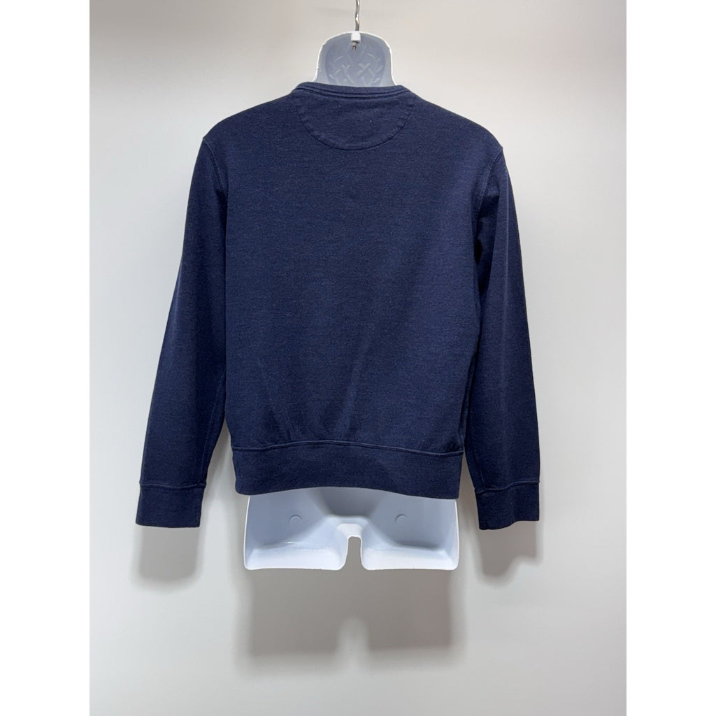 POLO RALPH LAUREN Spa Terry Navy Blue Crewneck Pullover Sweatshirt Men’s Size S