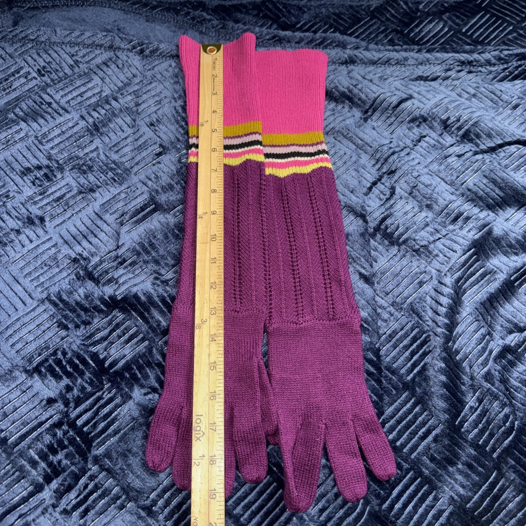 MISSONI for Target LONG Gloves PURPLE PASSION One size NWT