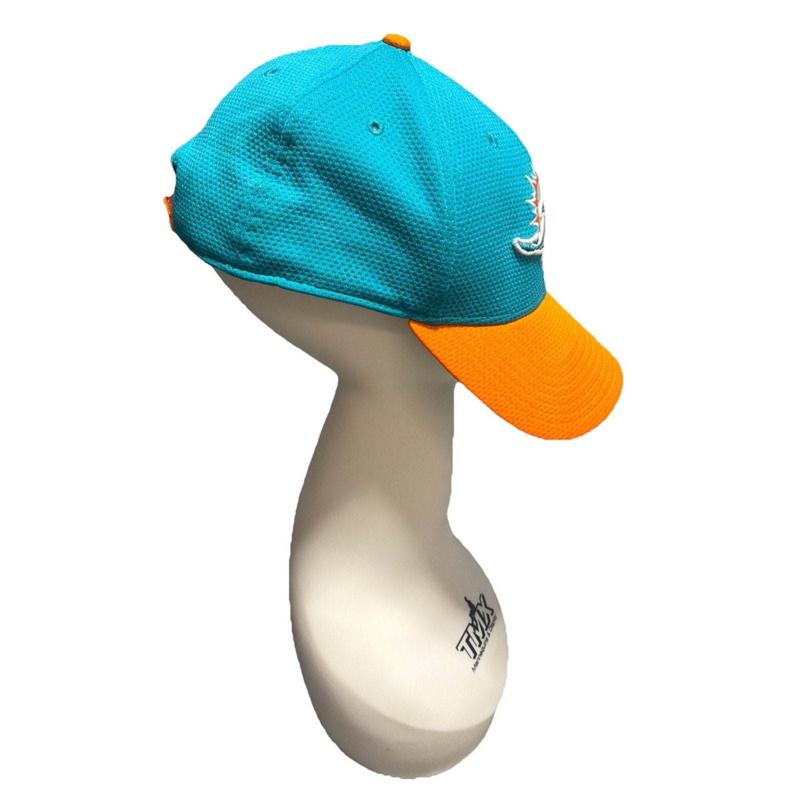 New Era Miami Dolphins NFL Teal/White Hex Neo Mesh Back 39Thirty Hat