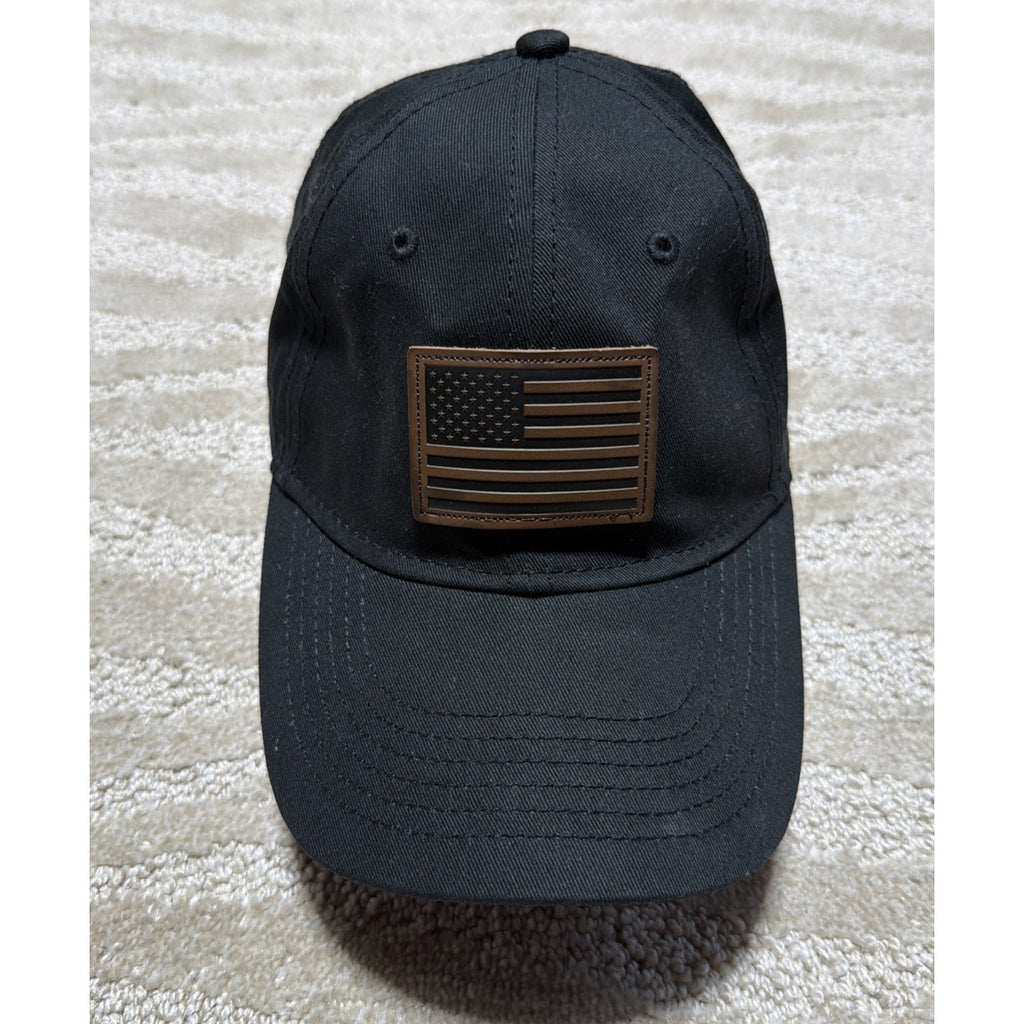 Academy Outdoors American Flag baseball Dad Adjustable Cap One Size Black