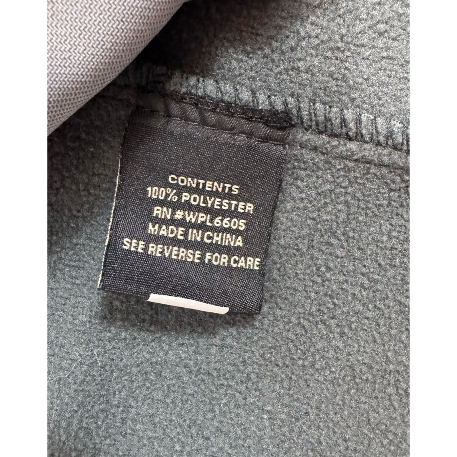 Reebok Mens Lightweight Jacket Black Large Zip Fleece Lined Jabezoo Industrial