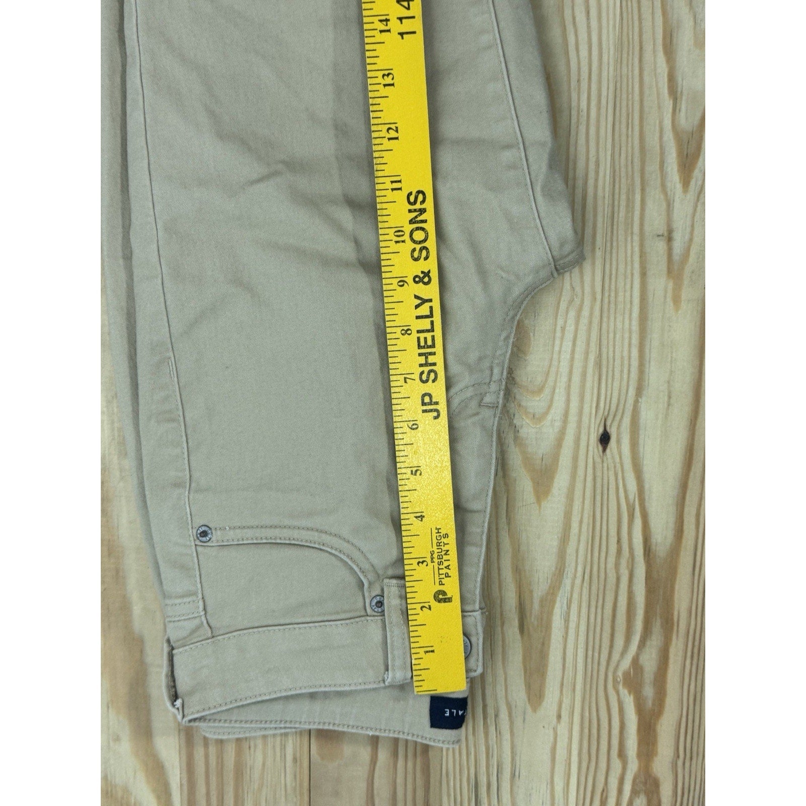 Aeropostale Jeans Women's Size 4 High Rise Jegging Tan Stretch