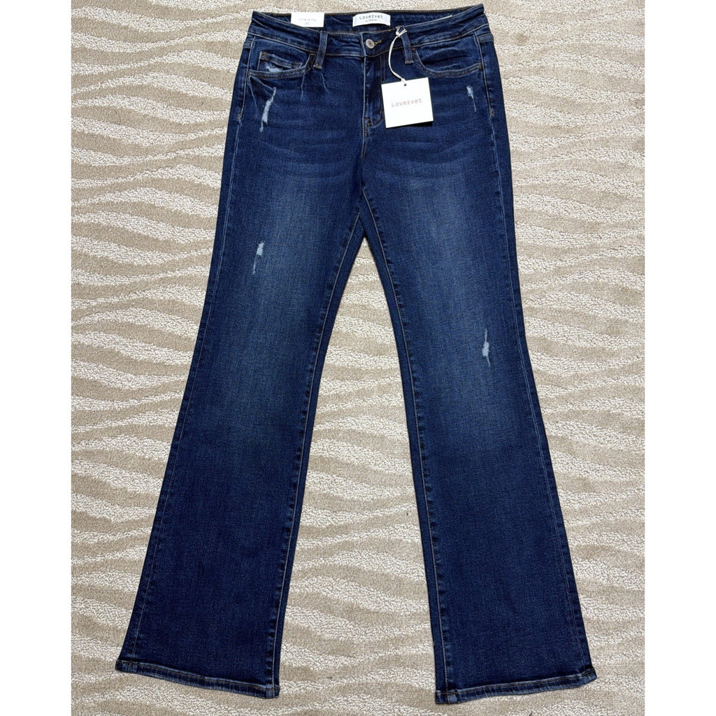 Lovervet By Vervet Jeans Women’s 30/11 Bootcut Distressed NWT Stretch