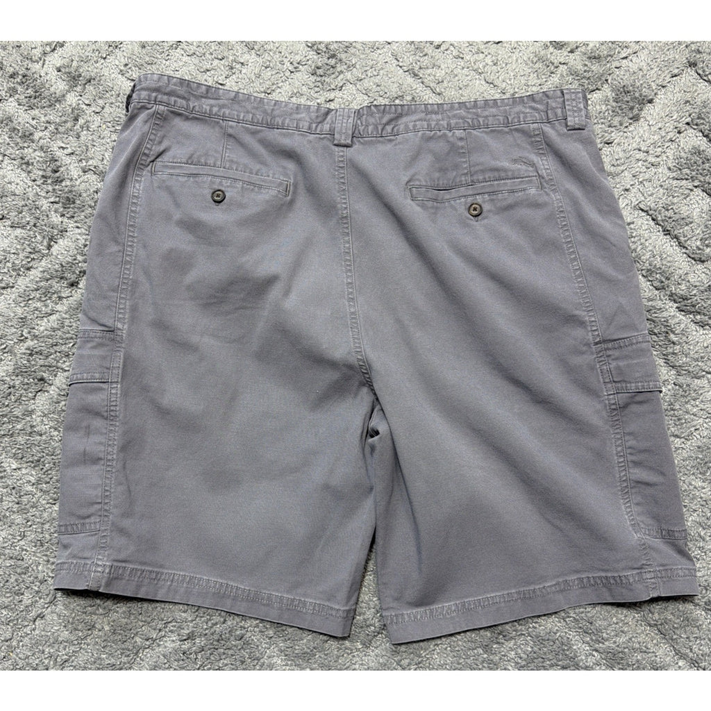 Tommy Bahama TR808 Mens Key Grip Cargo Shorts Gray Sz 40
