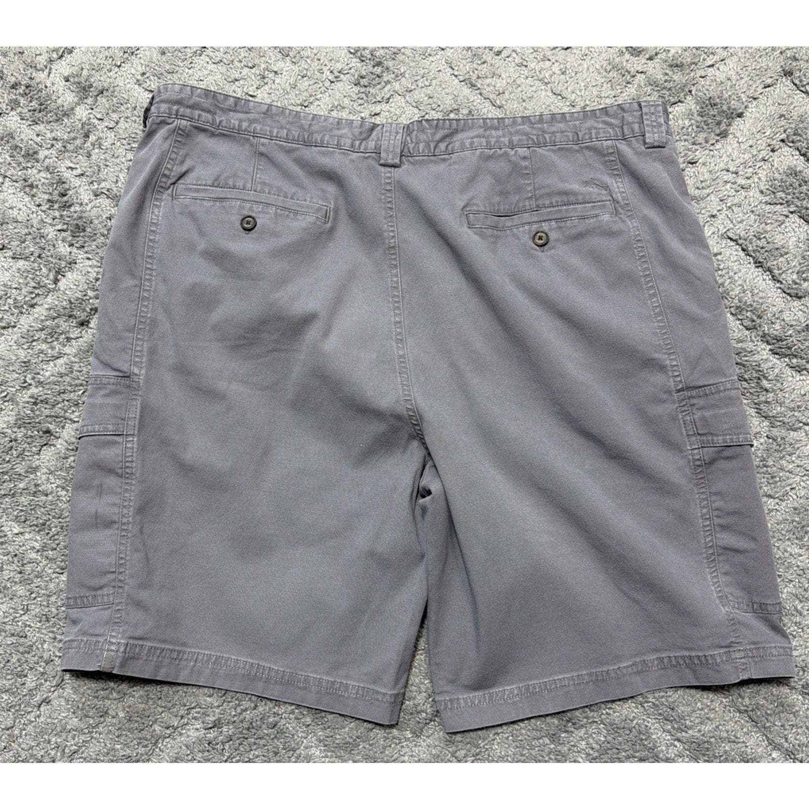 Tommy Bahama TR808 Mens Key Grip Cargo Shorts Gray Sz 40