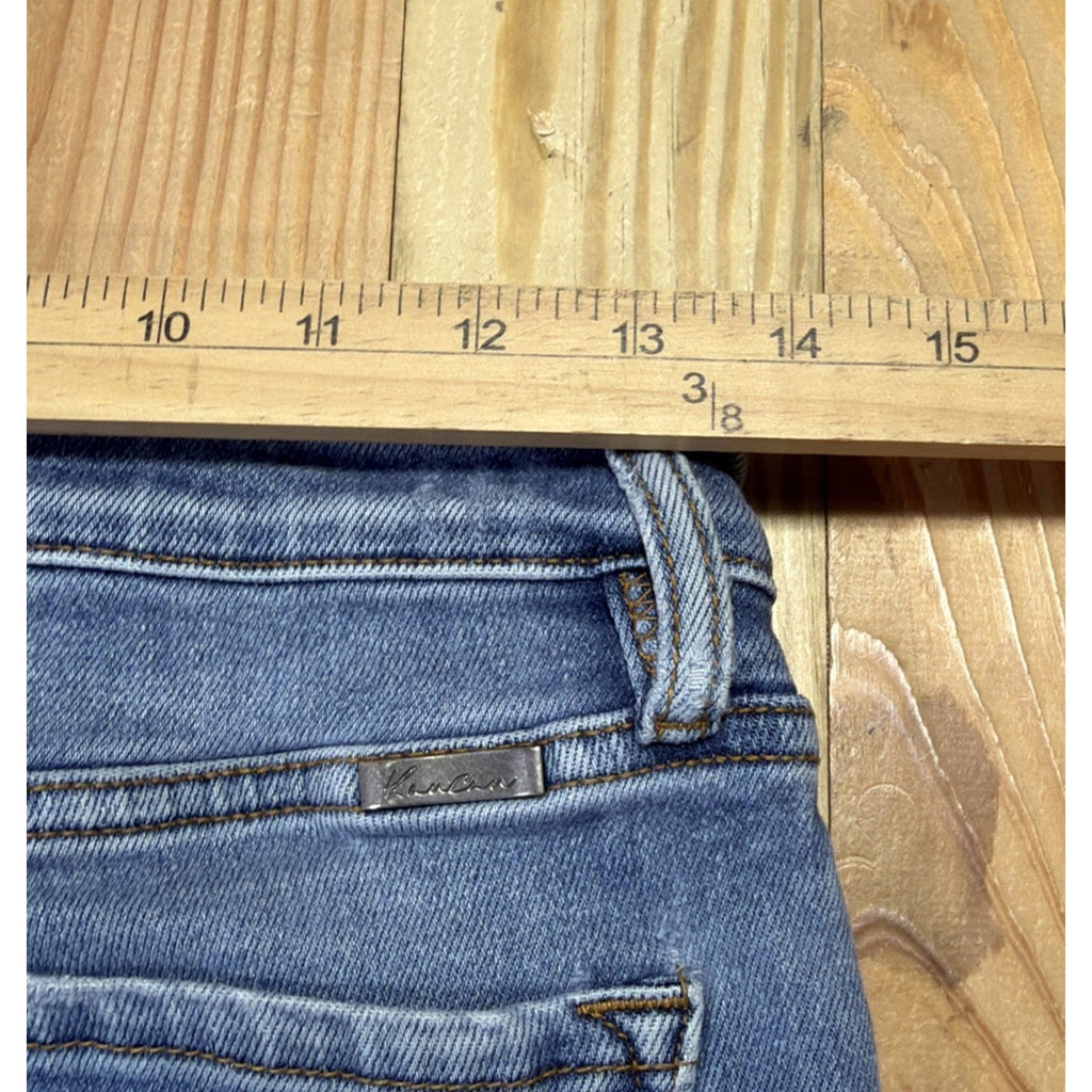KanCan Jeans Women 7/28 Blue Mid Rise Skinny Medium Wash Stretch