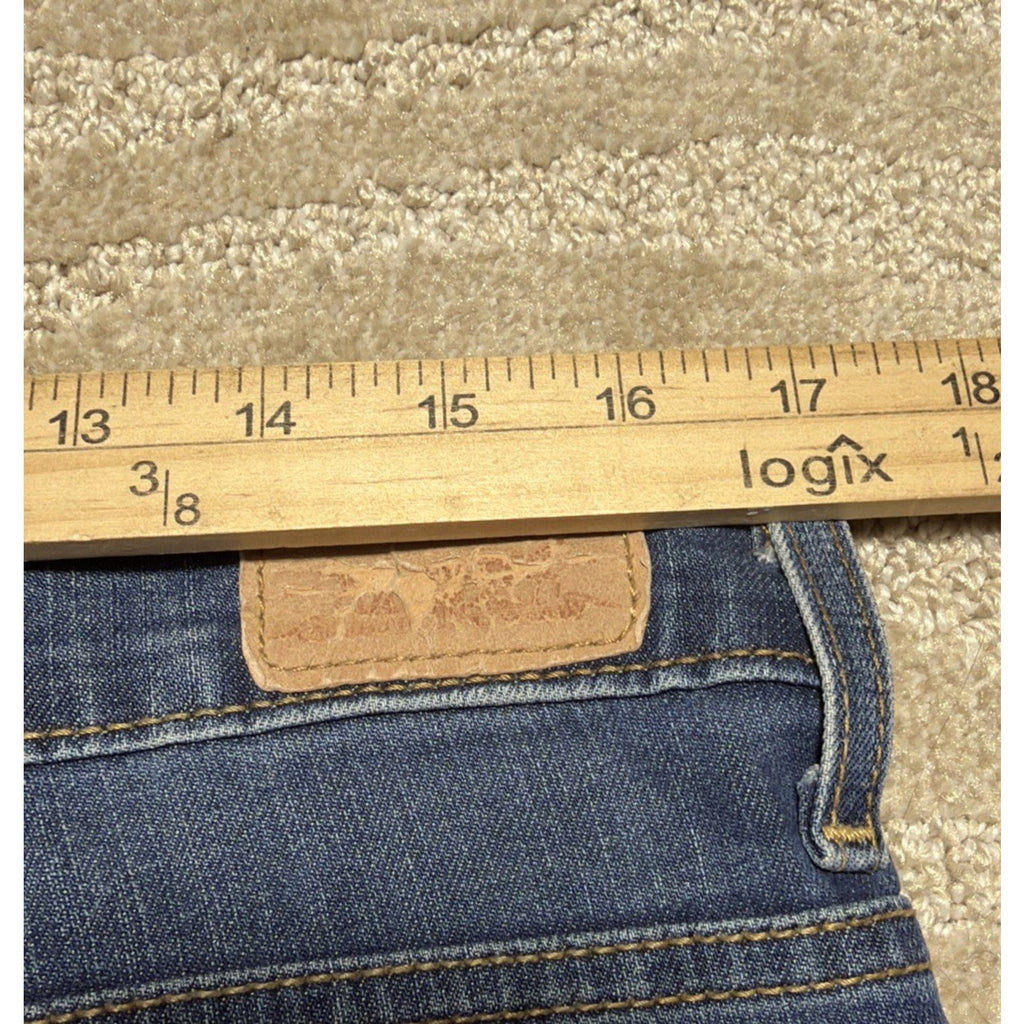 Levi's Jeans Perfectly Slimming 512 Straight Leg Women’s 12 S Rhinestone Pocket