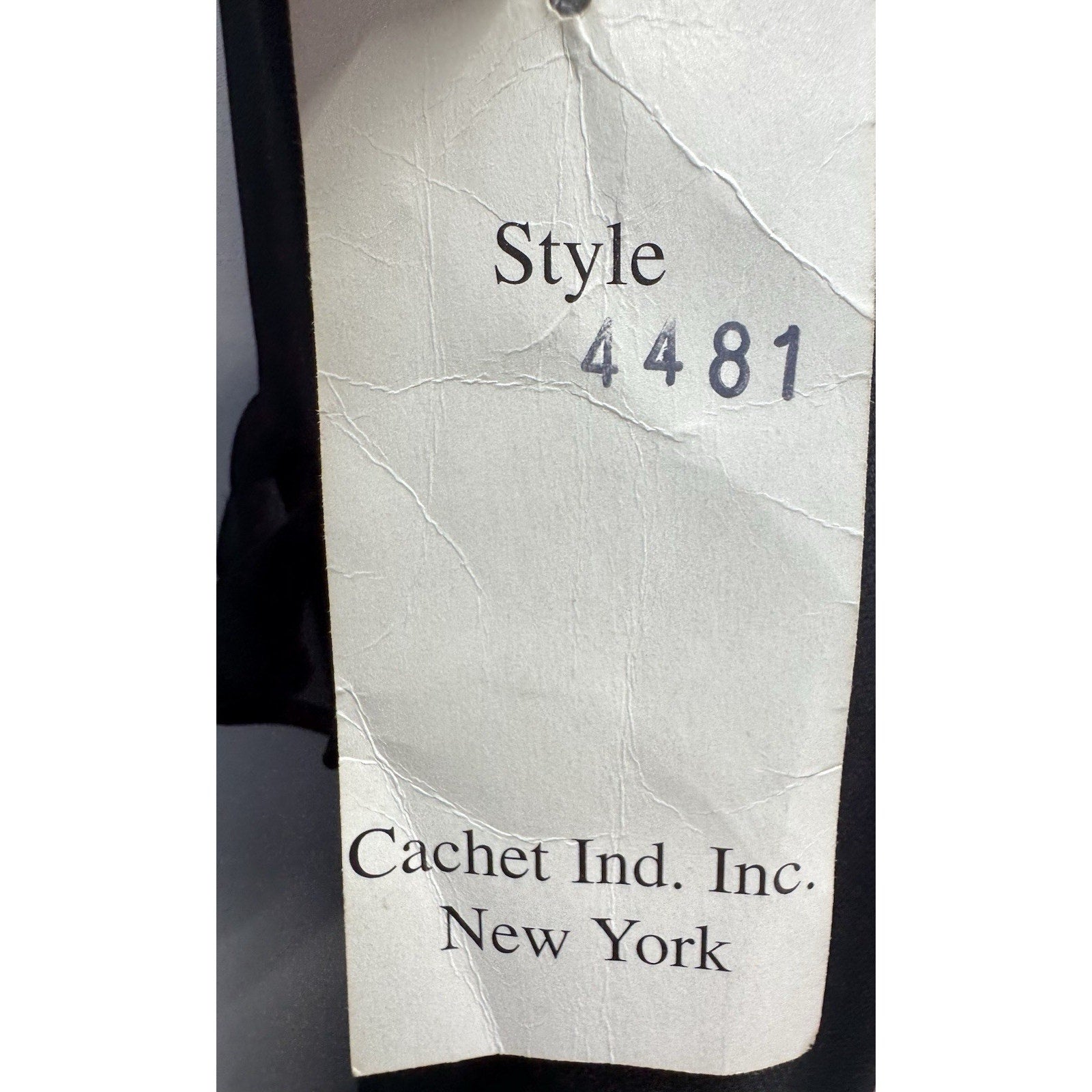 CACHET Vintage Sheer Dress/Cover Up Black Ruffled Women’s Size 12 New With Tags
