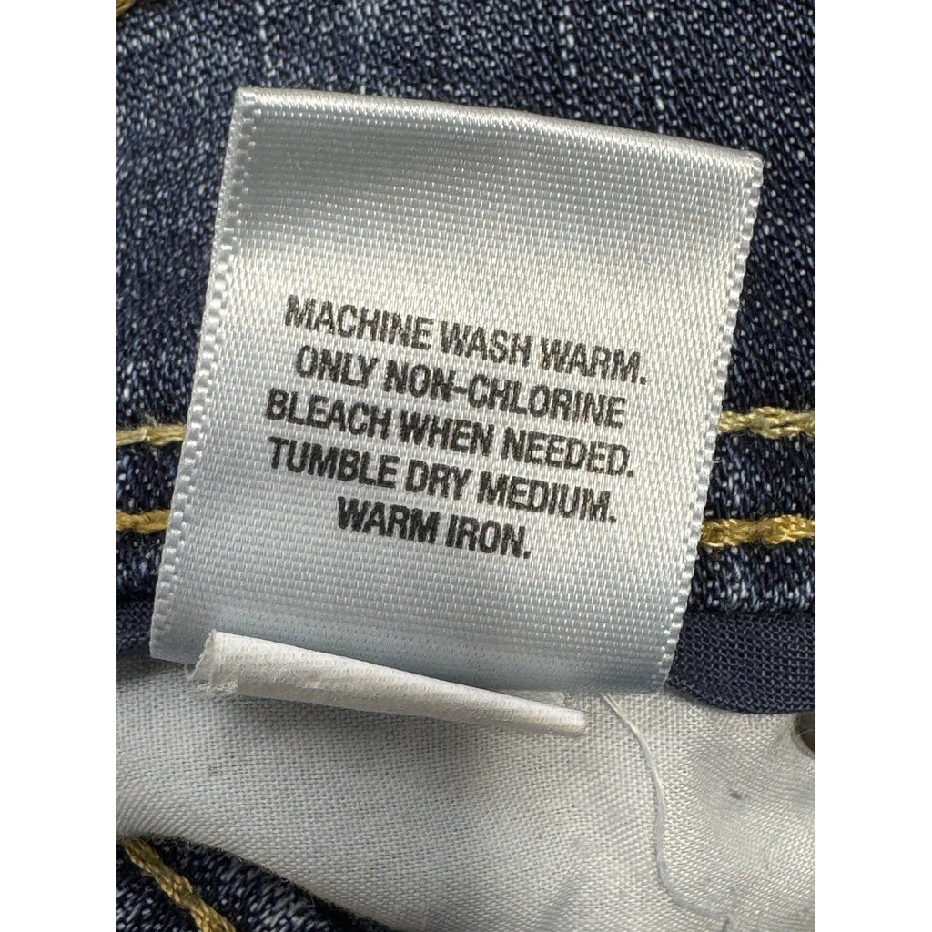 Vintage Old Navy Womens Capri Pants Jeans Cuffed Distressed Low Rise Y2K Size 4