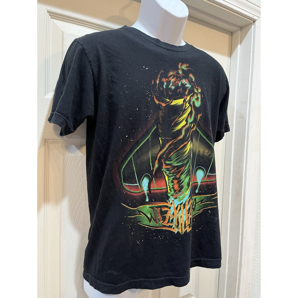 Philcos Wiz Black Cotton Khalifa Rap T-Shirt Logo Intense Design Men's Size M