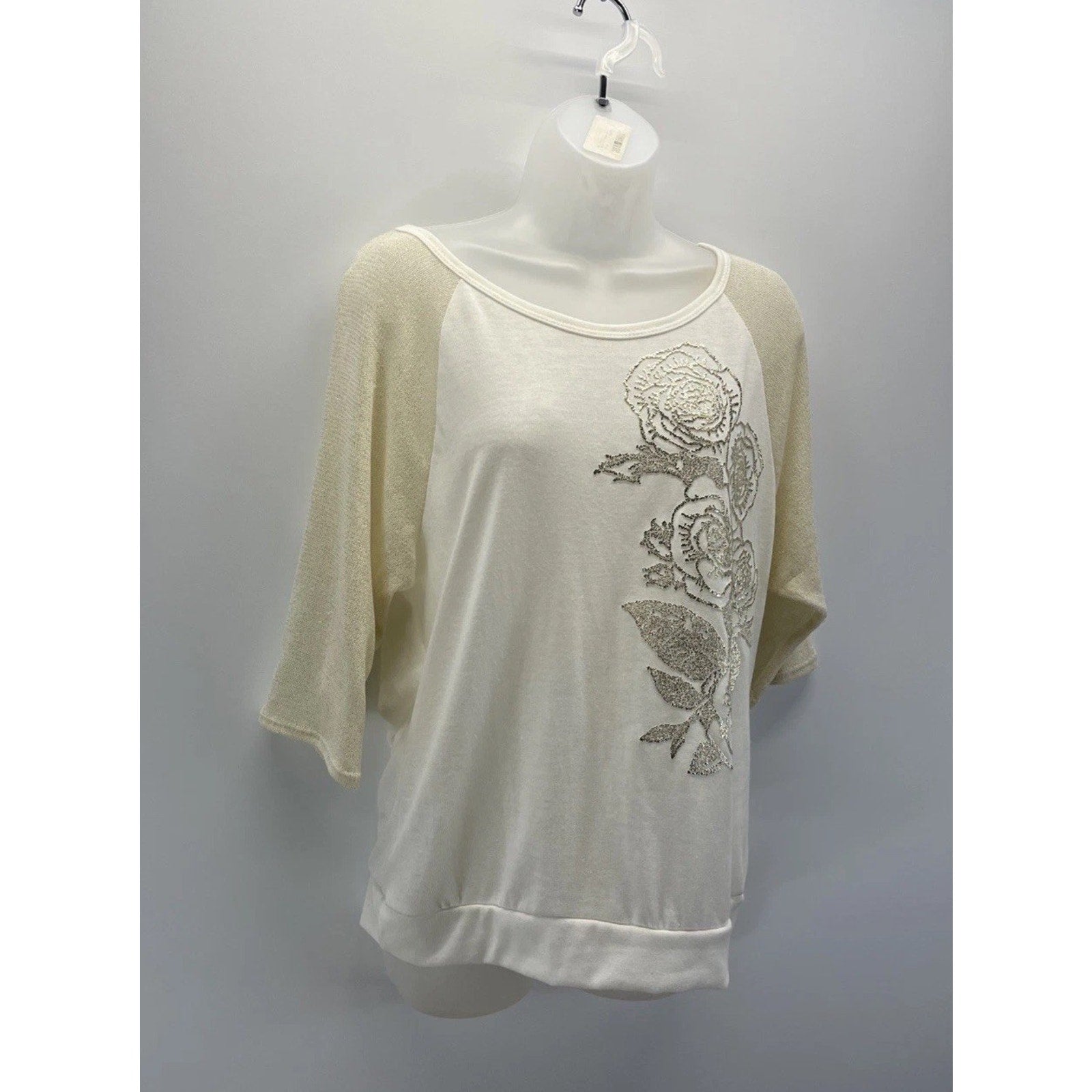 Live To Be Spoiled Shirt 3/4 Sleeve Top Womens Size XL