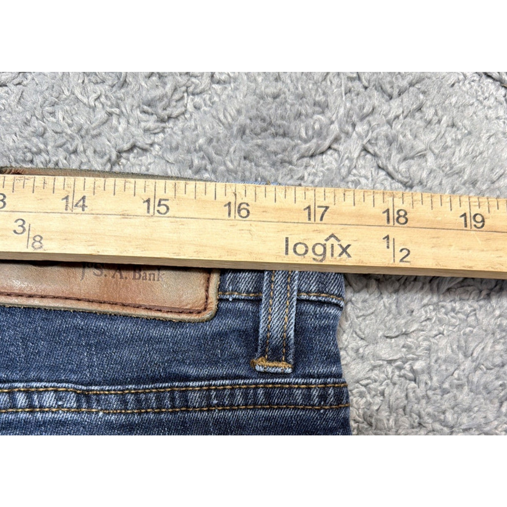 Jos A Bank 1905 Collection Tailored Fit Jeans Mens 35x30 Blue Stretch Straight