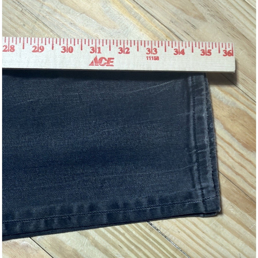 American Eagle Mens Patched Airflex+ Athletic Skinny Black Jeans 30 X 36 New