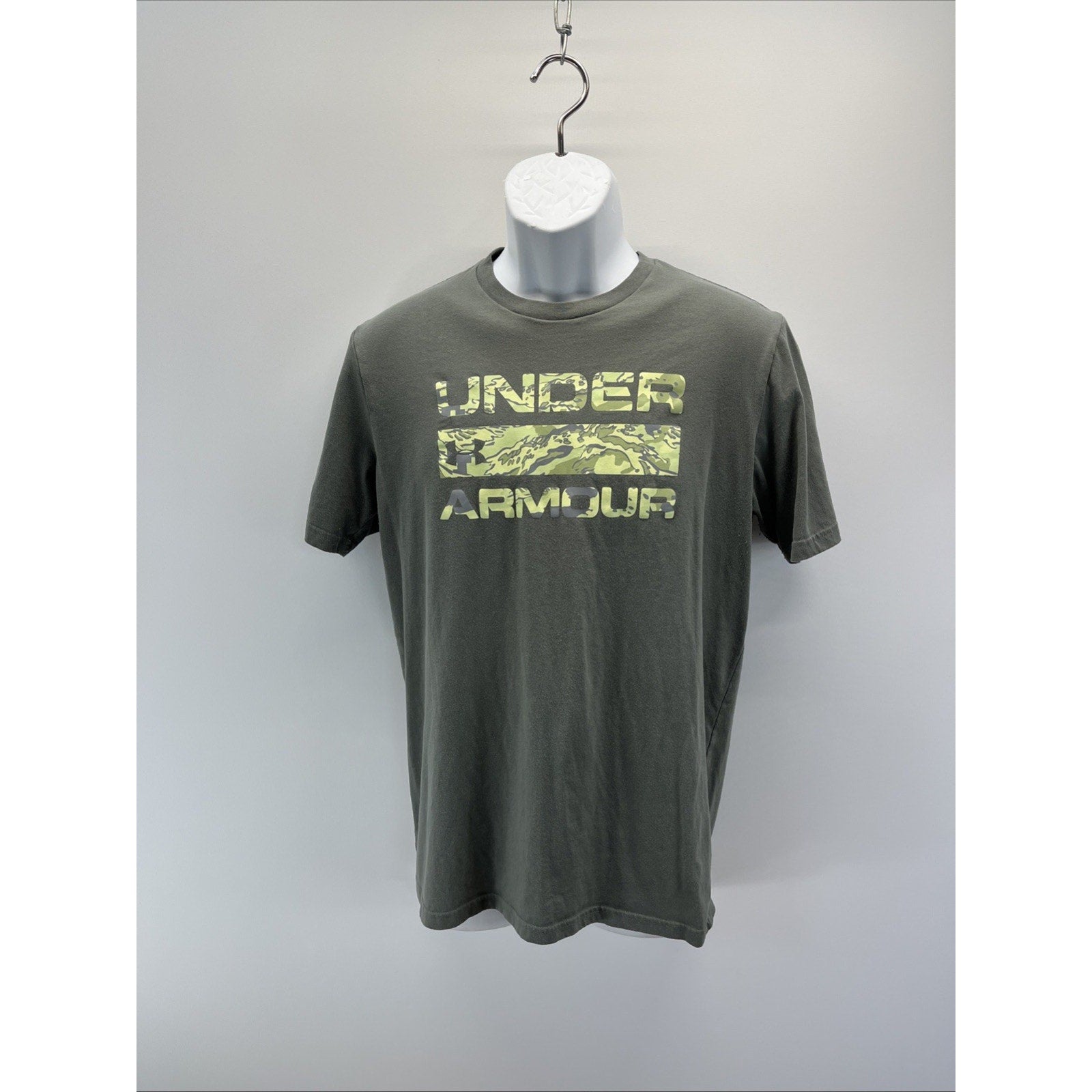 Under Armour Stacked Logo Fill T-Shirt - Mossy Taupe Size Medium