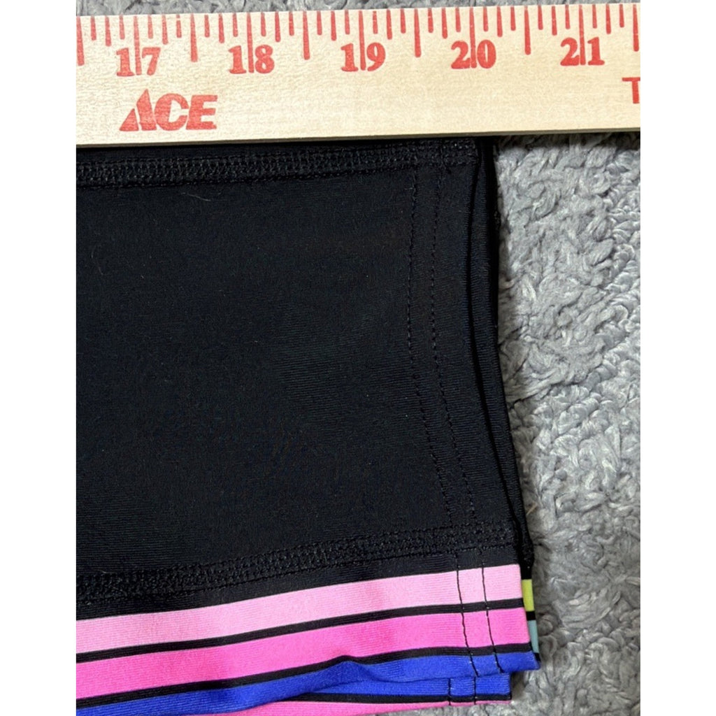 NWT Gap Fit gfast Yoga Leggings "Power GFAST PA" Black & Pink Running Size M