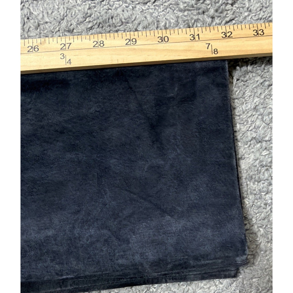 Worth 100% Leather Pants Womens 4 Blue Suede High Rise Lined Grudge Western Retr