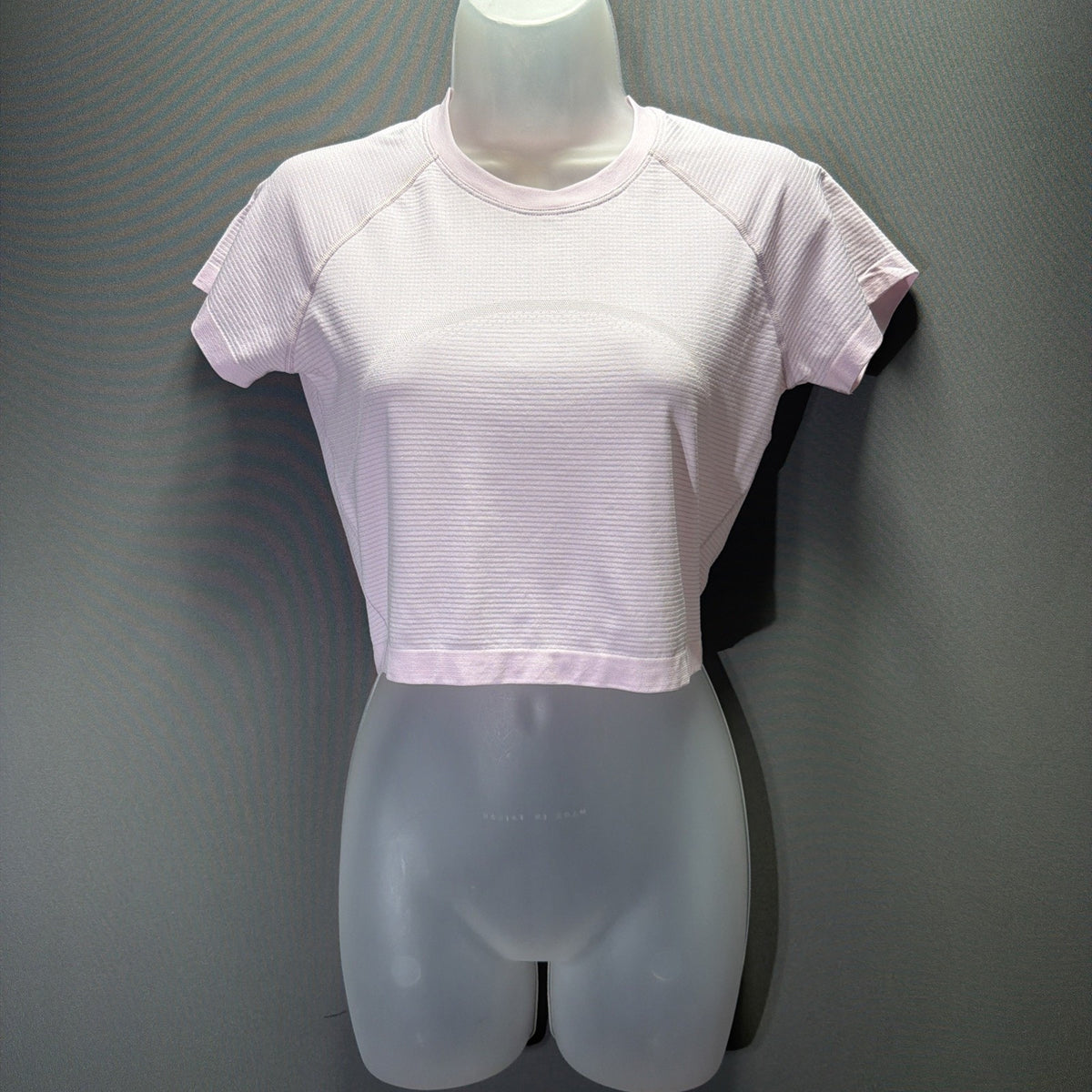 Lululemon Swiftly Tech Cropped Short Sleeve Shirt Pink Size 8