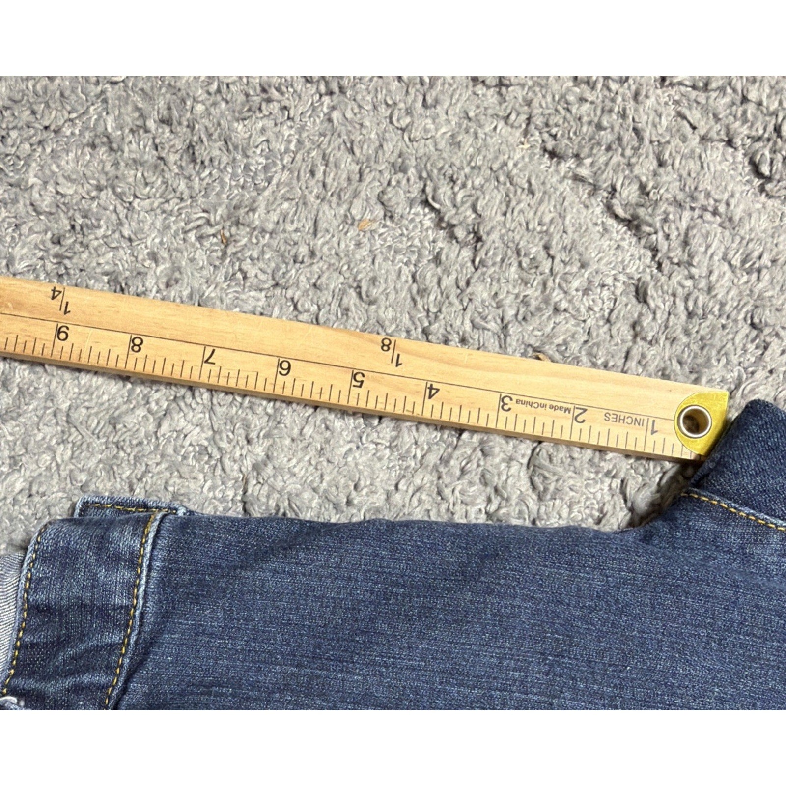 MICHAEL KORS Womens Size 8 Dark Wash Bootcut Blue Jeans Mid Rise Stretch