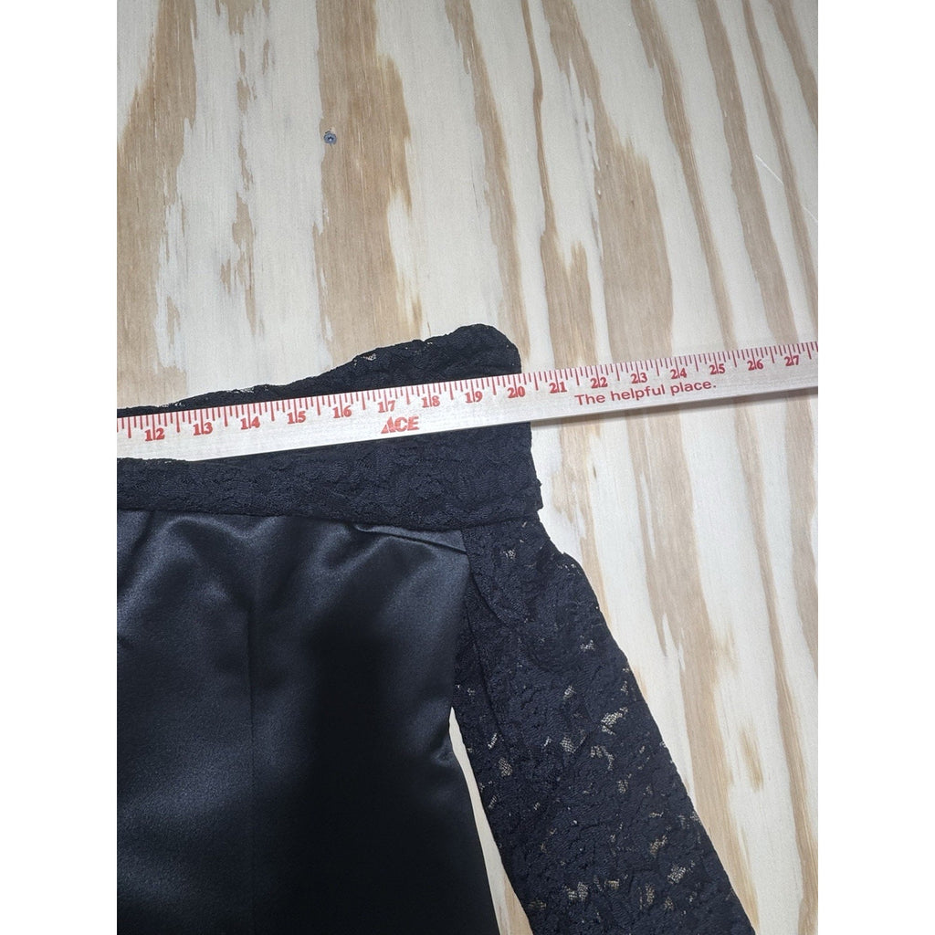 Babyboo Black Off Shoulder Lace Mini Dress Women’s Size XXL Georgianna NWT