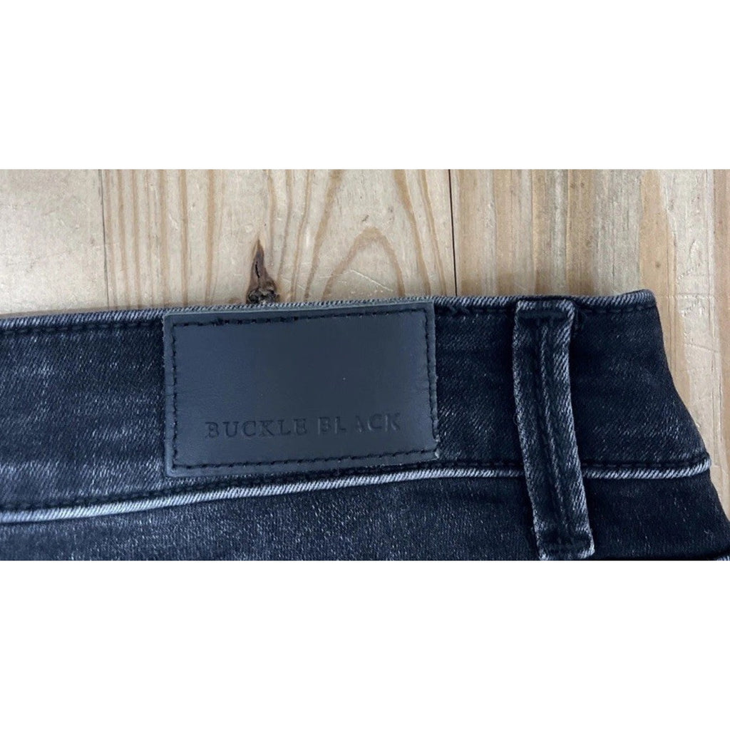 Buckle Black Fit No. 35 Ankle Skinny Distressed Black Women’s Jeans 25