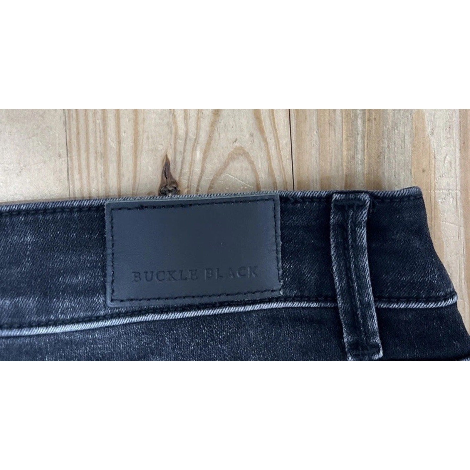 Buckle Black Fit No. 35 Ankle Skinny Distressed Black Women’s Jeans 25