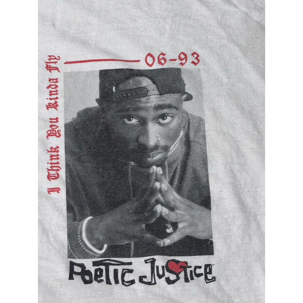 Poetic Justice Shirt Men's Large Short Sleeve 1993 I Think You Kinda Fly Tie-dye