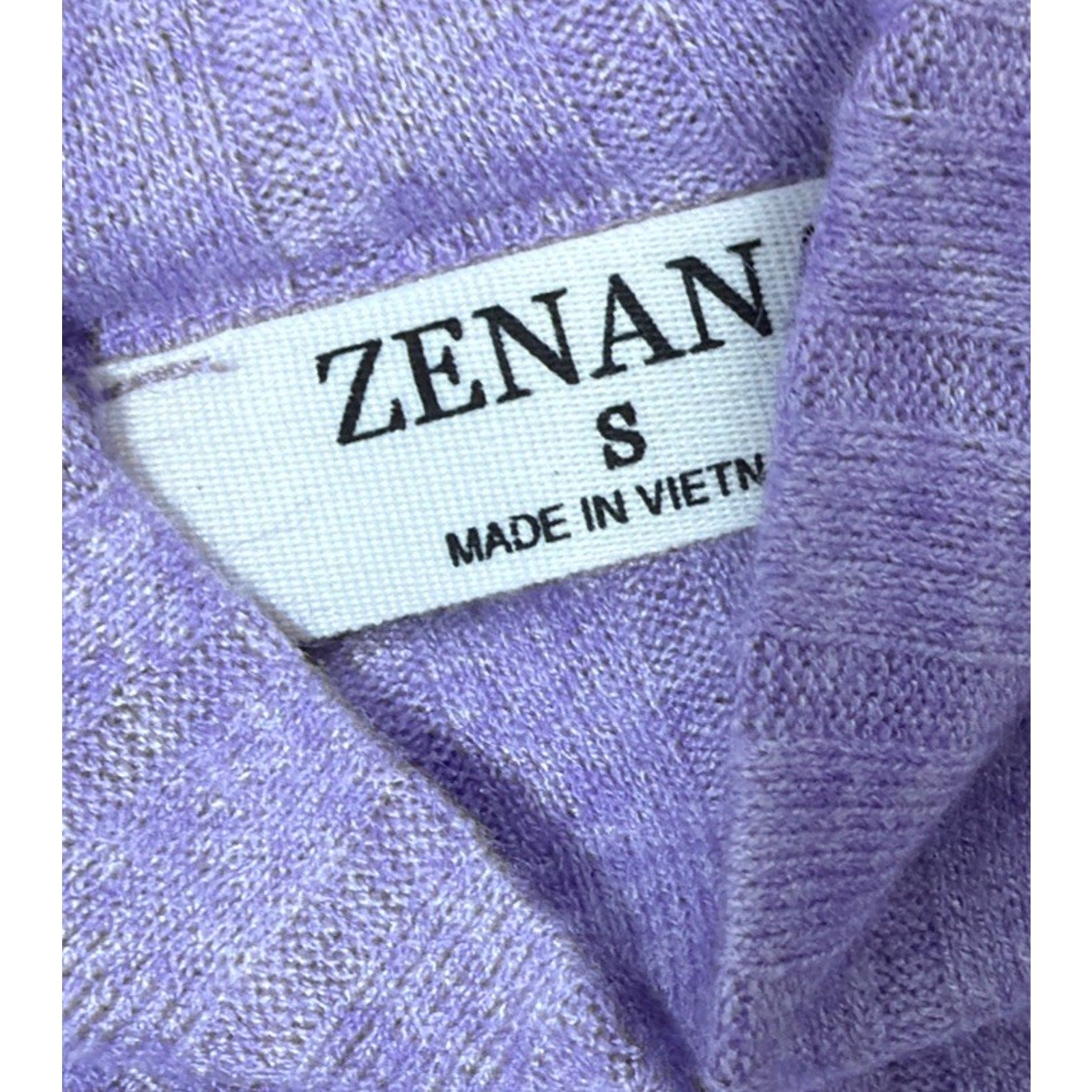 Zenana Raised Rib Puff Sleeve Top Size Small New