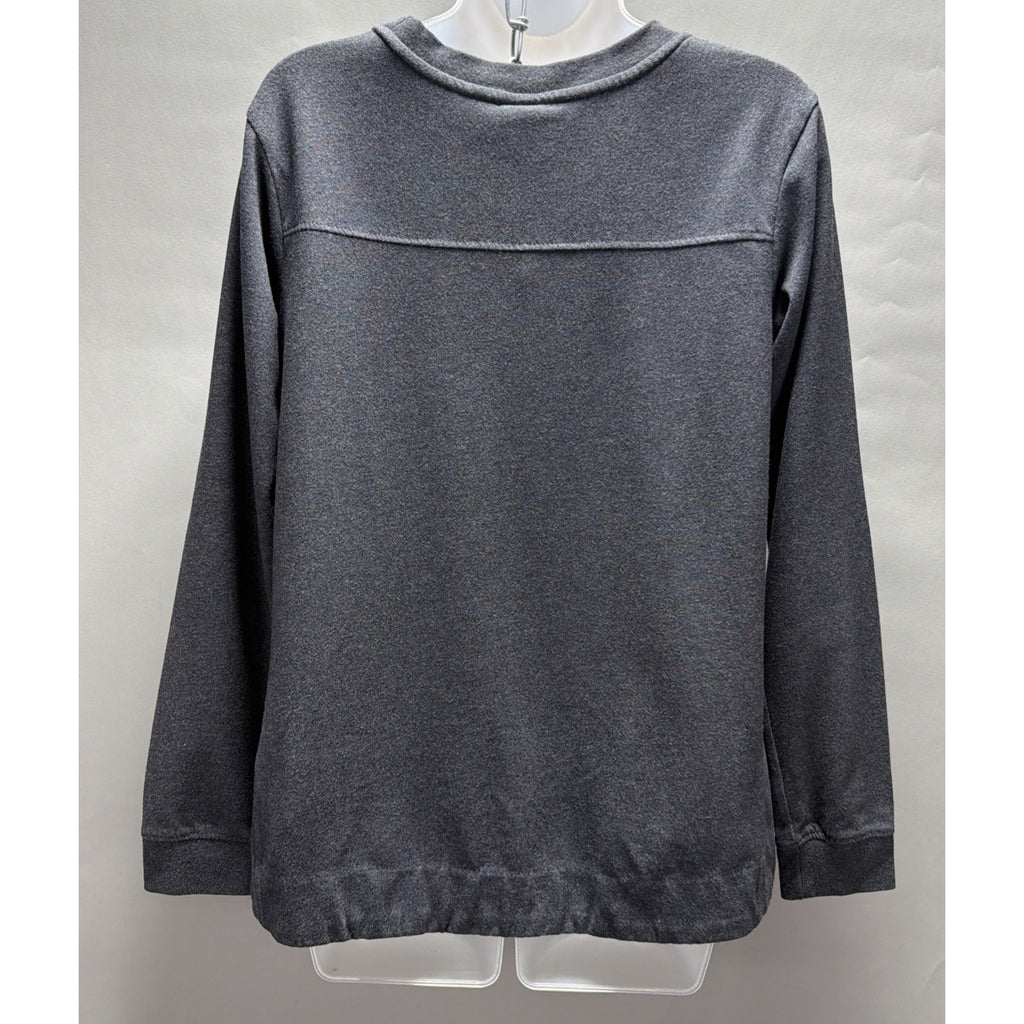 Y2K NIKE Red Tag Women's Crew Pullover Top Sweatshirt Hi-Low Hem 854953-032