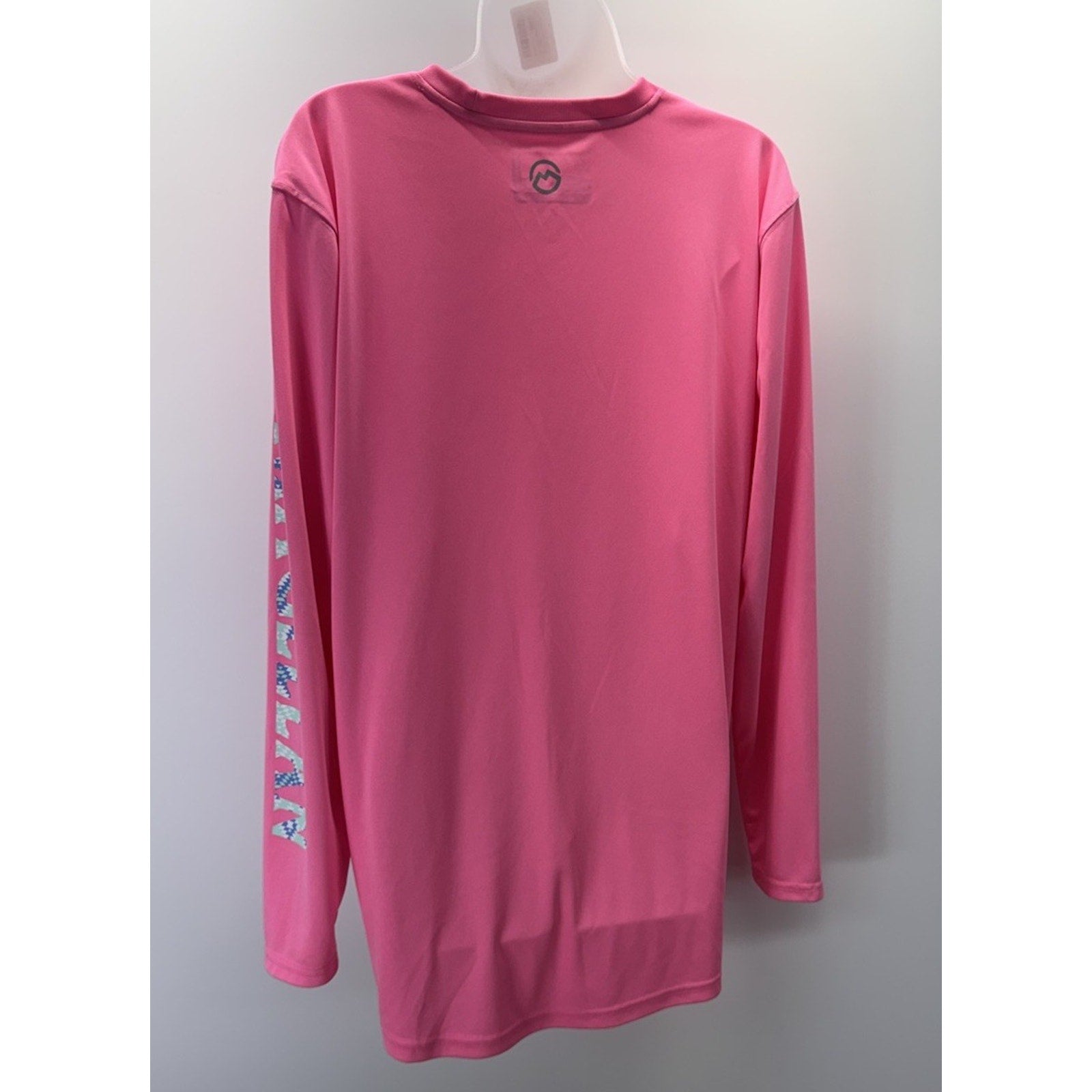 Magellan Pink Fish Gear Womens Boyfriend Fit Long Sleeve Wicking Size X-Large