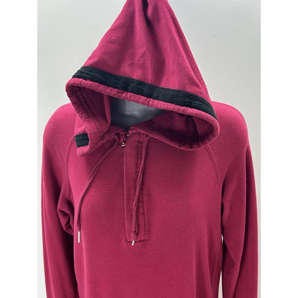 Women's Calvin Klein Lightweight Maroon Hoodie Sz S