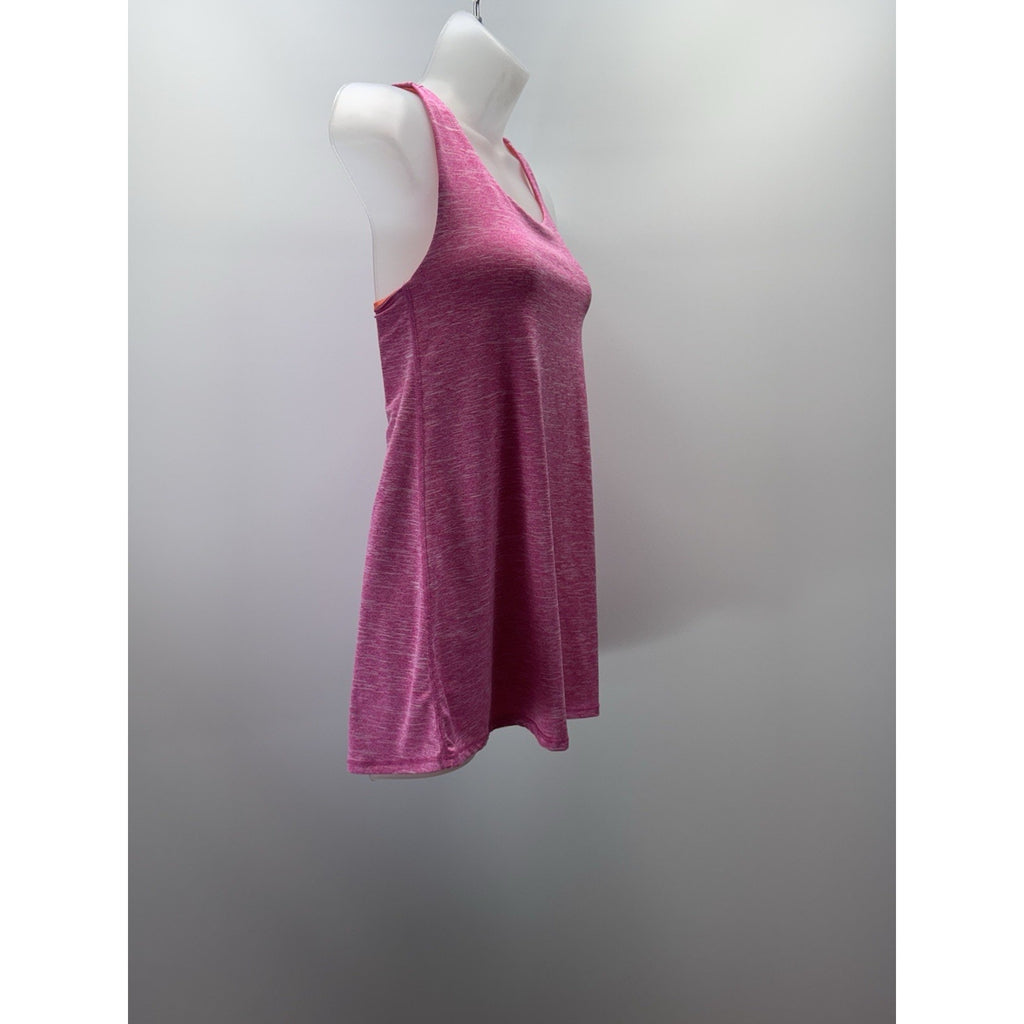 ID Ideology Sleeveless Workout Dress Big Jr/Girls L Pink Shock Heather Racerback