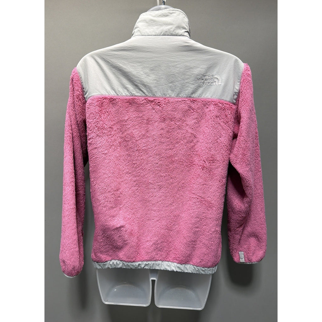 The North Face Pink Denali Sweater Fleece Girl Large Zipper Up Womens XS