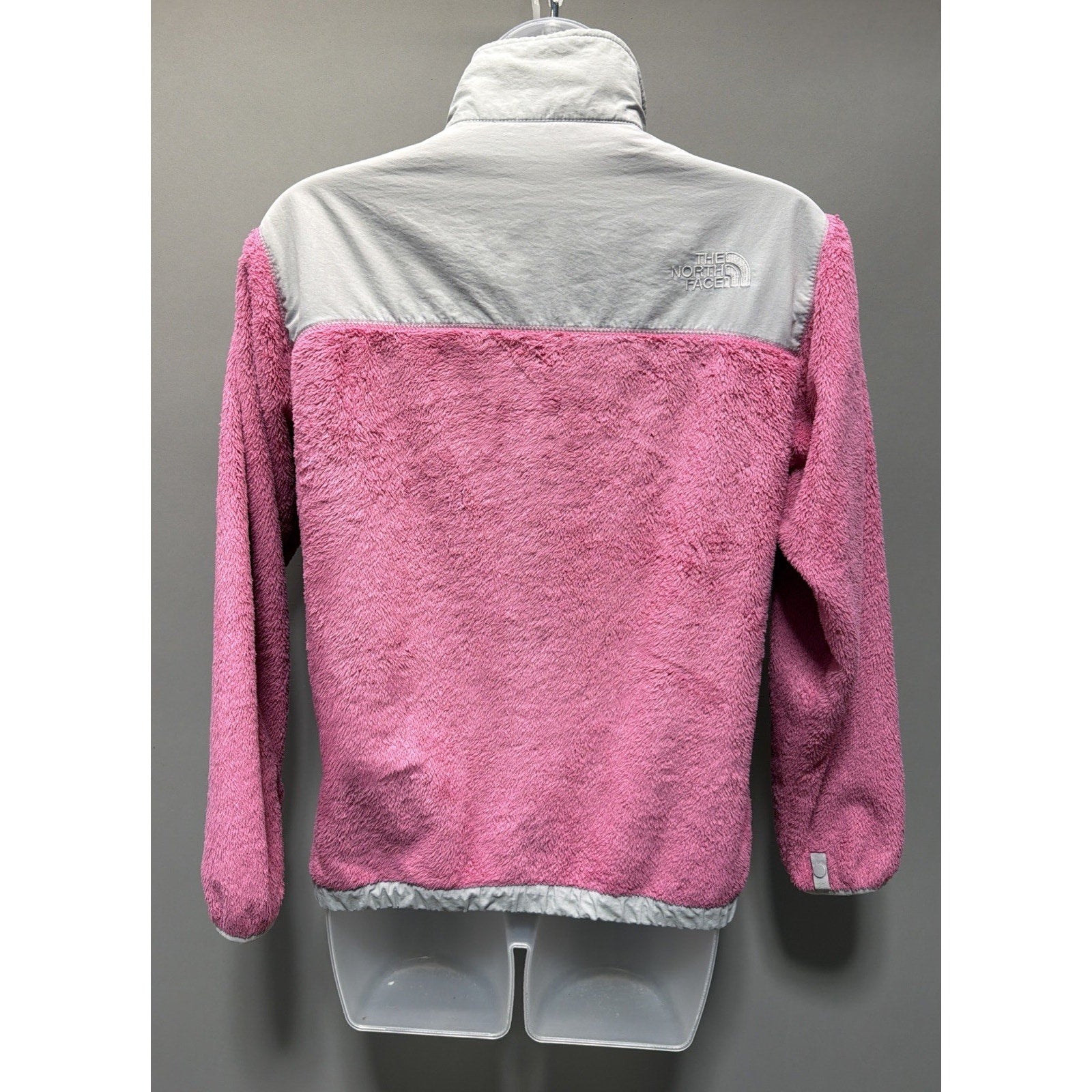 The North Face Pink Denali Sweater Fleece Girl Large Zipper Up Womens XS